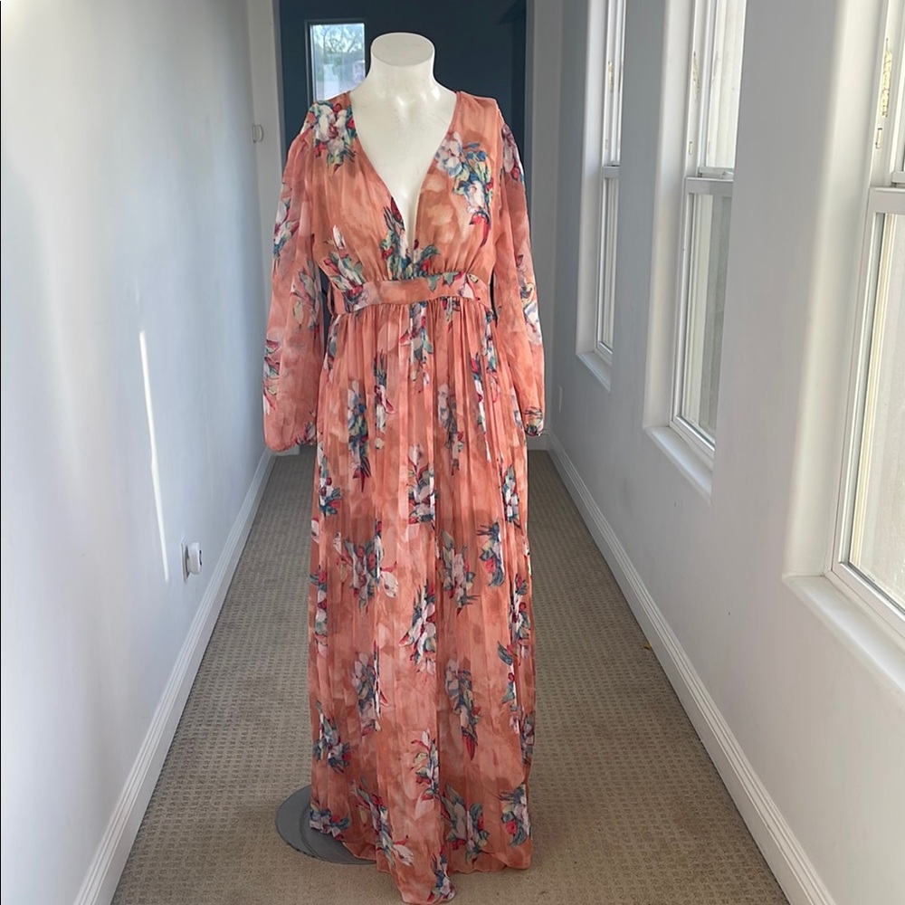 Unbranded Floral Maxi Dress Size XL